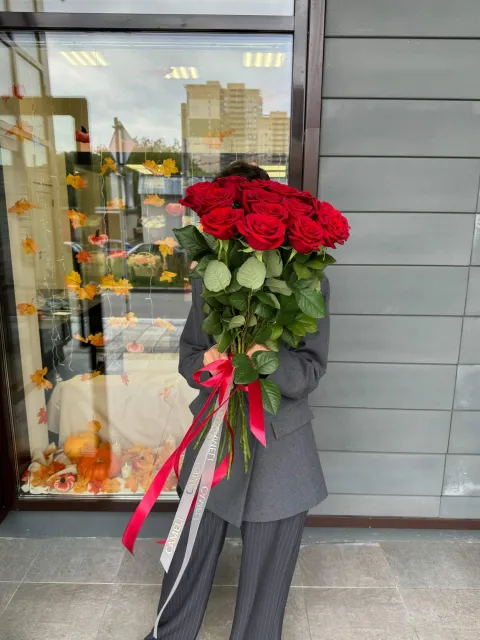 БУКЕТ ИЗ 15 РОЗ — фото 2