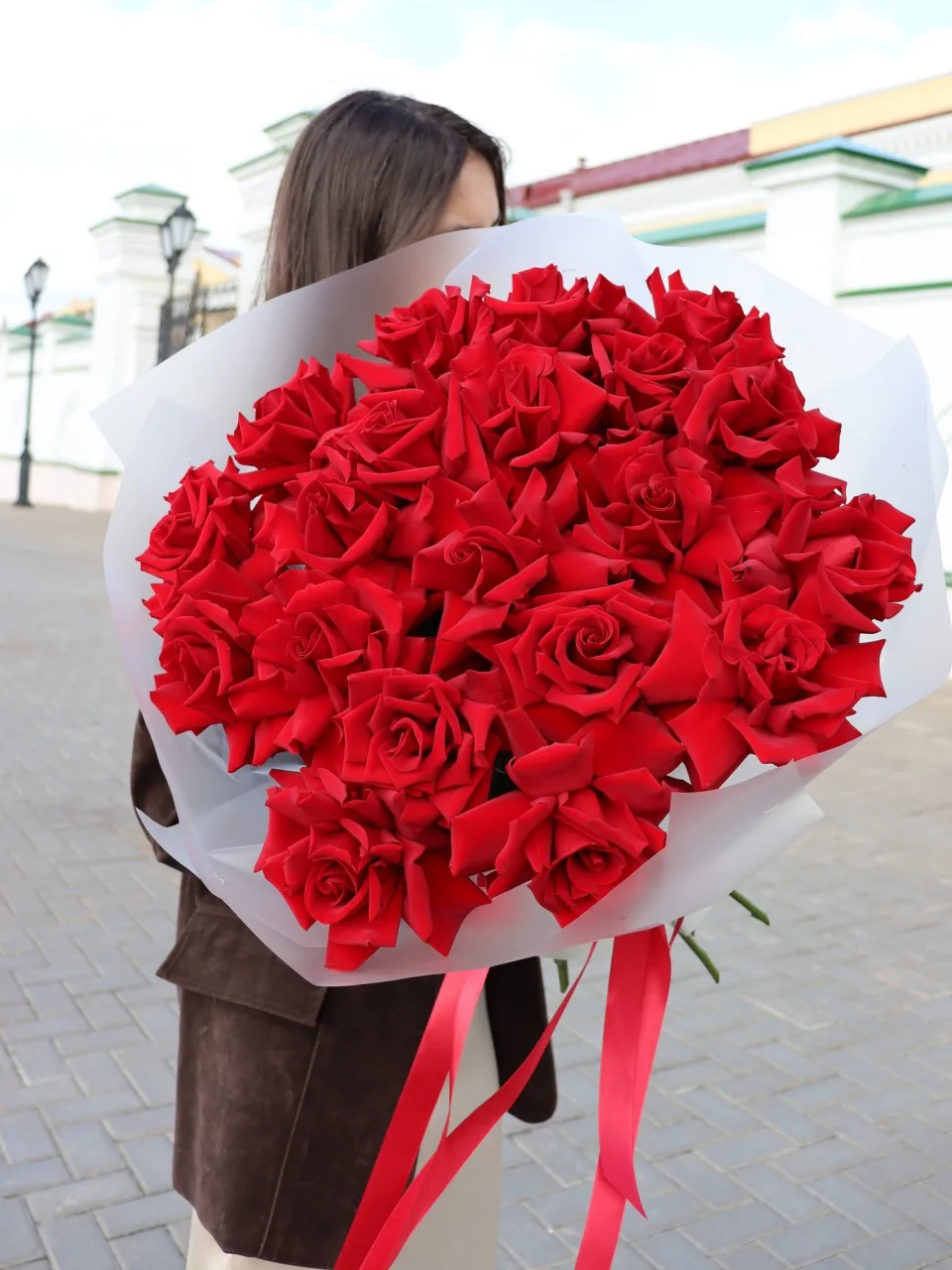 БУКЕТ ИЗ КРАСНЫХ РОЗ